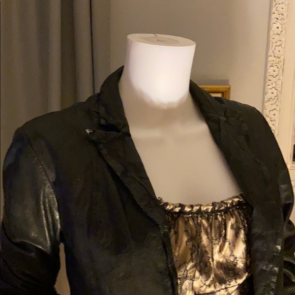ALLSAINTS Black Leather Jacket. Small - Picture 10 of 15